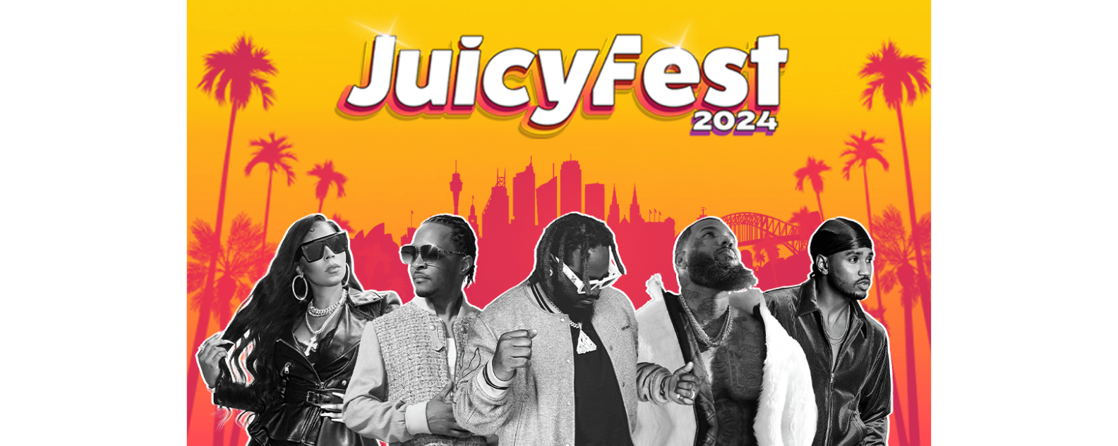 Juicy Fest 2024 line-up banner