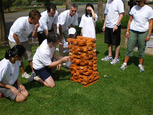 Team building at Sydney Olympic Park