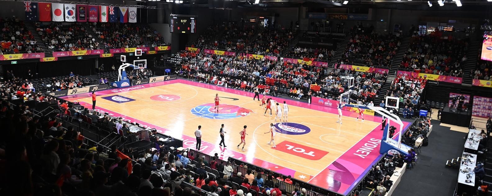 Basketball match at Quaycentre