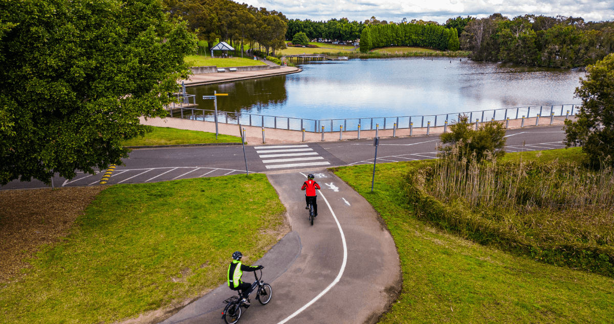 Cycling through the Park