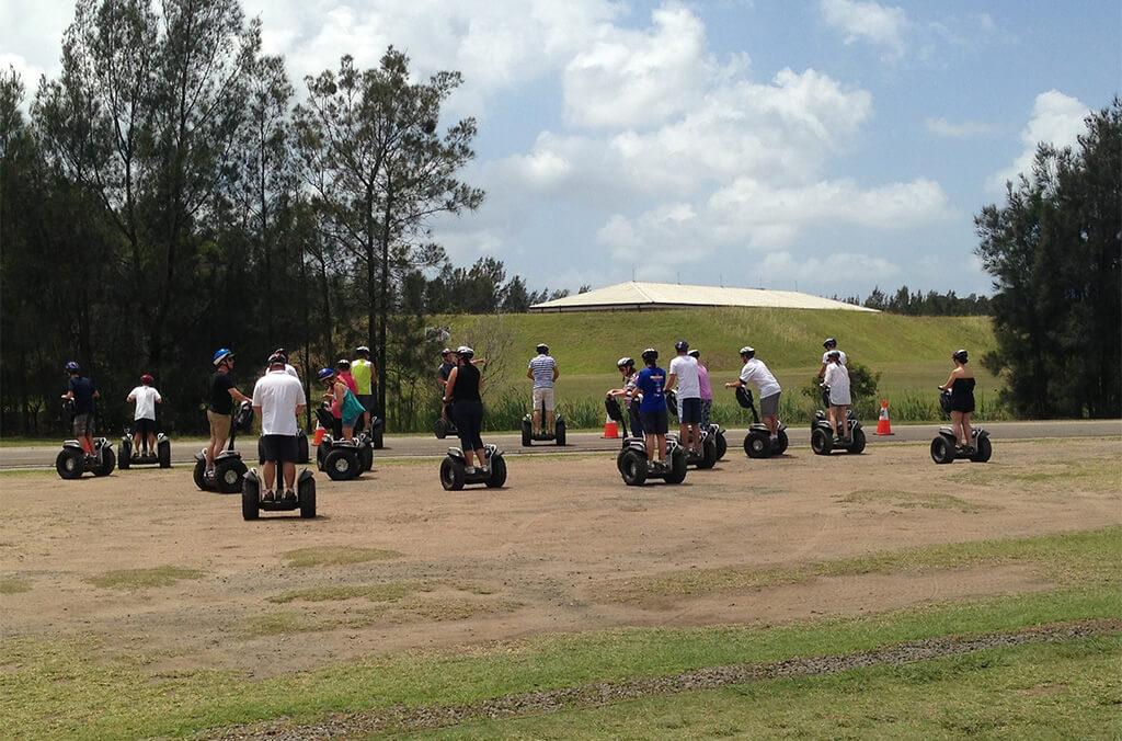 Group on segways