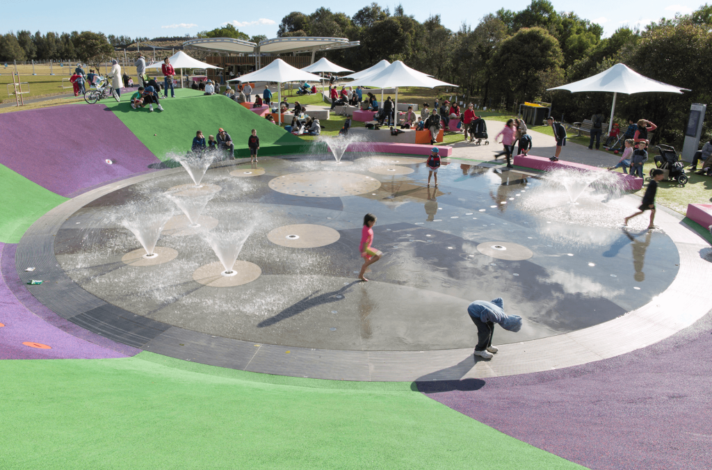 Blaxland Riverside Park water playground