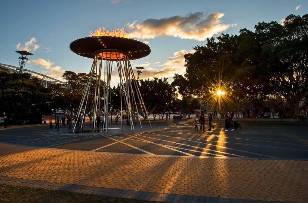 Image of the Olympic Cauldron at Sydney Olympic Park