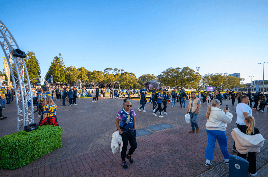 Plaza Areas and Olympic Boulevard